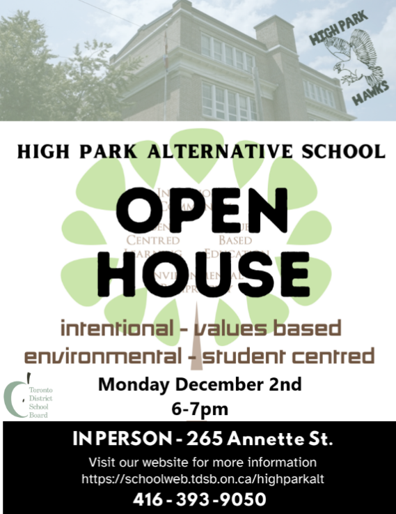 Open HOuse Poster